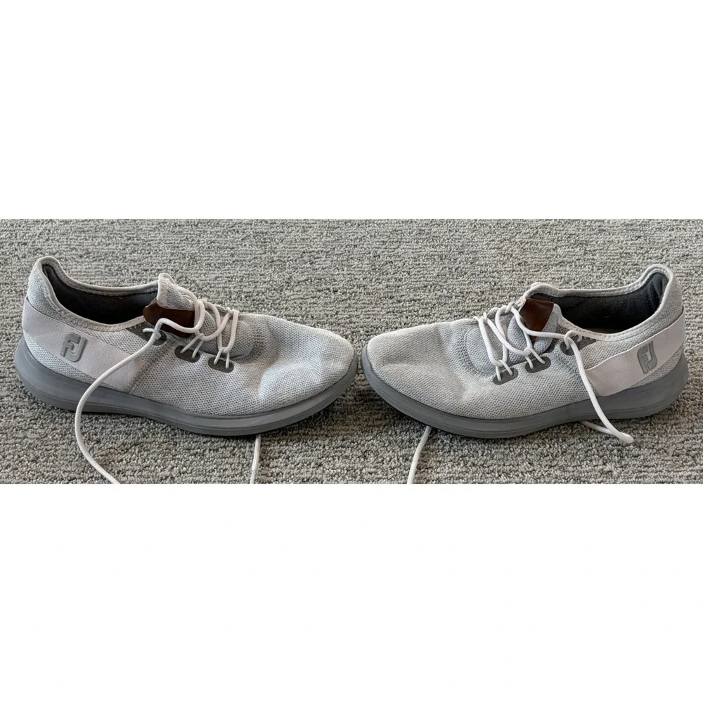 FootJoy Flex Coastal FJ Spikeless Golf Shoes Mens 9 Gray 56130‎ Lightweight